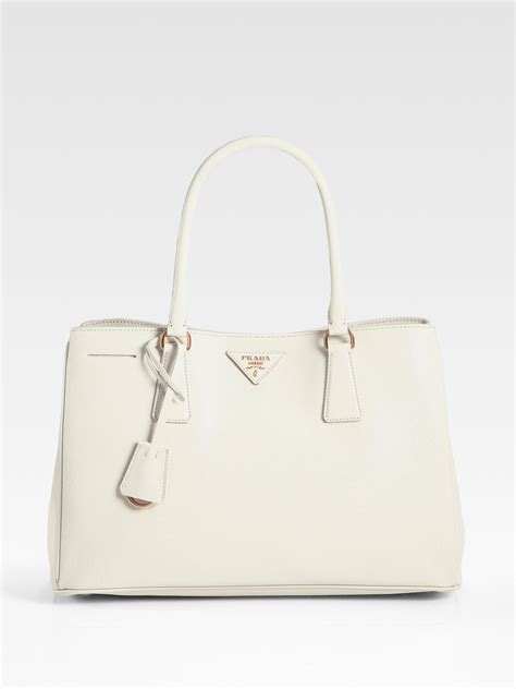 prada white purse|saks off prada purses.